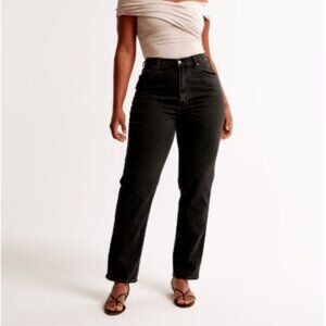 Curve Love Ultra High Rise Ankle Straight Jean Black